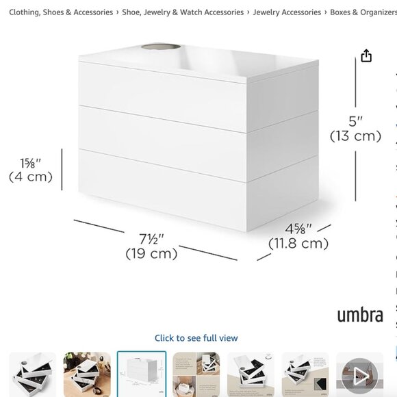 Umbra Jewelry Box - Picture 6 of 12
